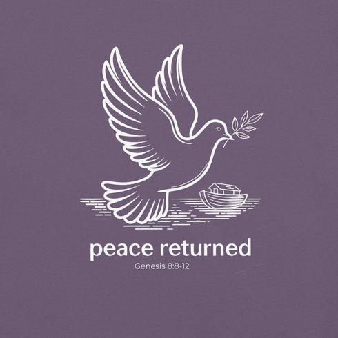 Peace Returned Christian Bible Verse T-Shirt